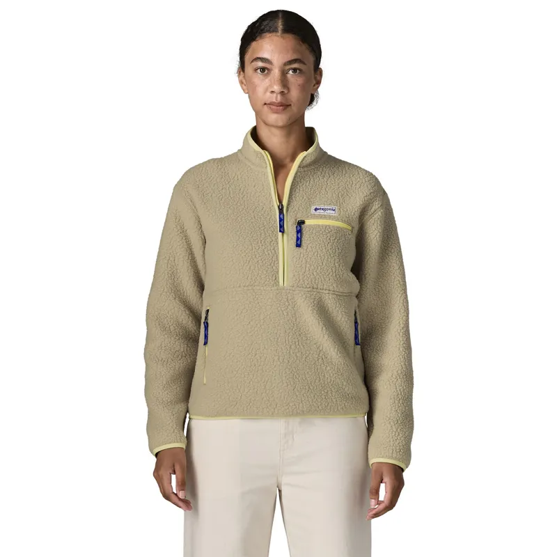 Patagonia Womens Retro Pile Marsupial - Weathered Stone-1