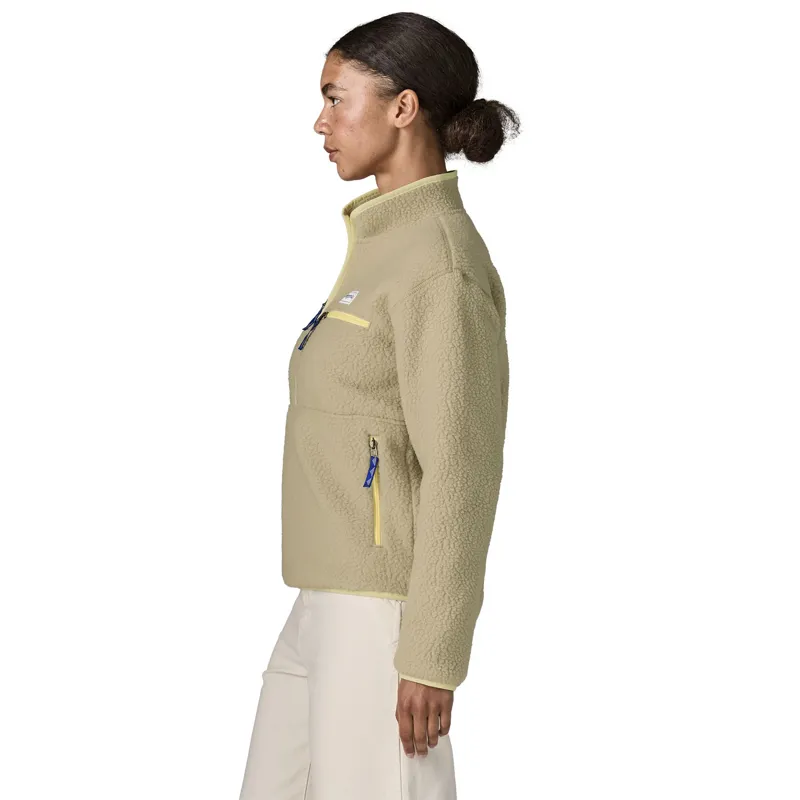 Patagonia Womens Retro Pile Marsupial - Weathered Stone-2