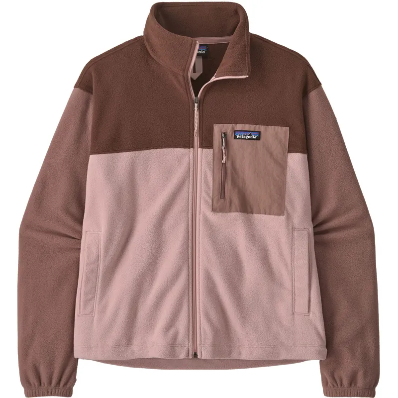 Patagonia Womens Micro D Patch Pocket Jacket - Fuzzy Mauve