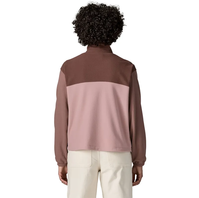 Patagonia Womens Micro D Patch Pocket Jacket - Fuzzy Mauve-3