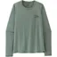 Patagonia Womens Long Sleeved Capilene Cool Trail Shirt - Stratapeaks - Cover Green
