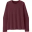 Patagonia Womens Long Sleeved Capilene Cool Trail Shirt - Berry Fig