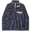 Patagonia Womens Lightweight Synchilla Snap-T Pullover - Saxifrage - Sunken Blue
