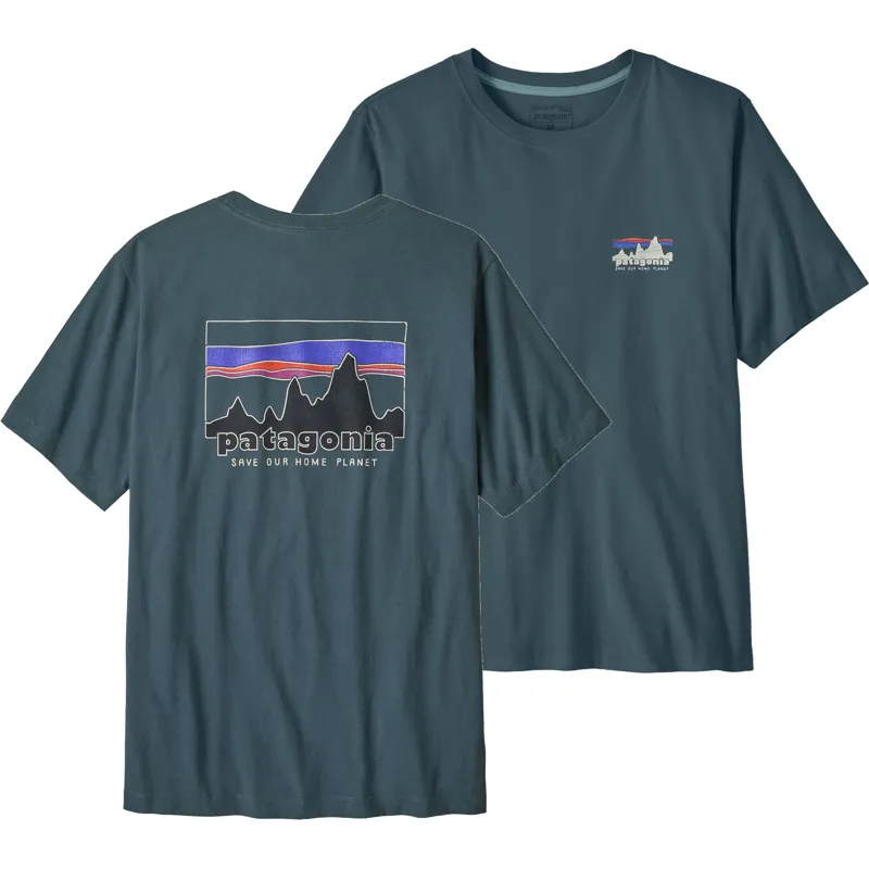 Patagonia Mens '73 Skyline T-Shirt - Summit Blue