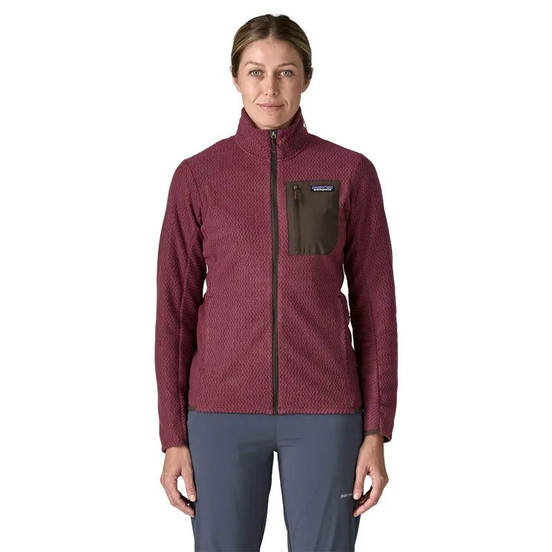 Patagonia Womens R1 Air Jacket - Berry Fig-1