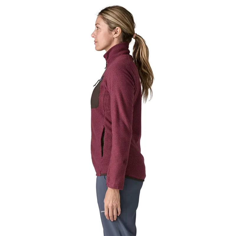 Patagonia Womens R1 Air Jacket - Berry Fig-2
