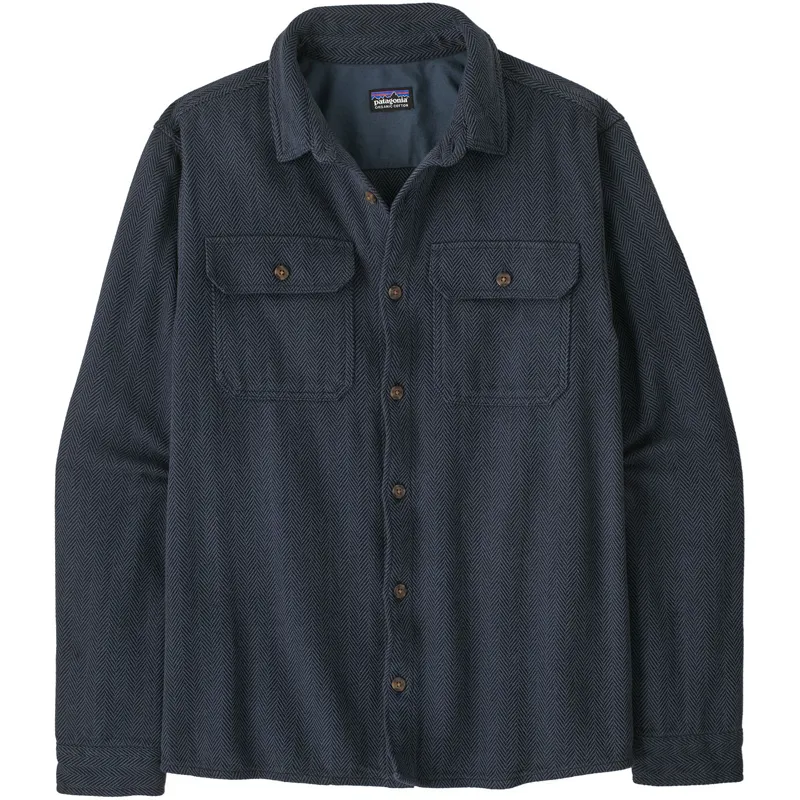 Patagonia Mens Fjord Loft Shirt - Mirror Weave - Summit Blue
