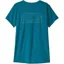Patagonia Womens Capilene Cool Daily Shirt - P-6 Cosmos - Glacial Blue-Light Glacial Blue X-Dye