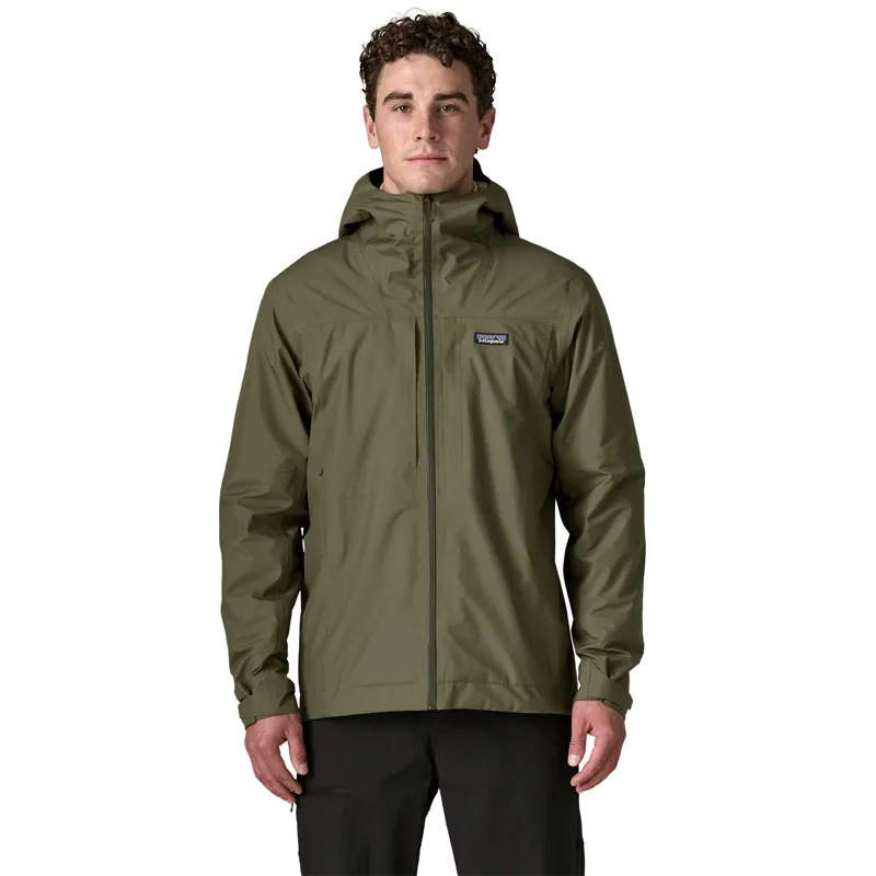 Patagonia Mens Insulated Boulder Fork Rain Jacket - Basin Green-1