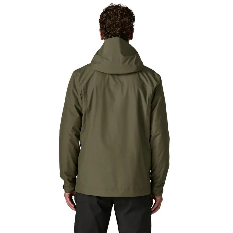 Patagonia Mens Insulated Boulder Fork Rain Jacket - Basin Green-3