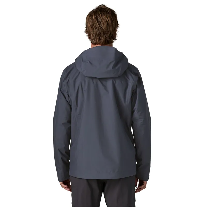 Patagonia Mens Insulated Boulder Fork Rain Jacket - Smolder Blue-3