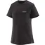 Patagonia Womens Cap Cool Merino Blend Graphic Shirt - Heritage Header-Black