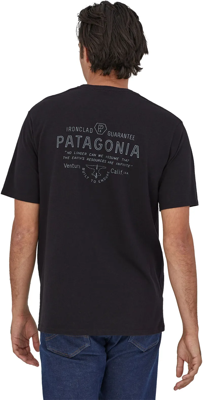 Patagonia Mens Forge Mark Responsibili-Tee - Black-5