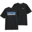 Patagonia Mens Short Sleeved P-6 Logo Responsibili-Tee - Black