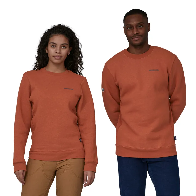 Patagonia Unisex Fitz Roy Icon Uprisal Crew Sweatshirt - Gravel Heather-1