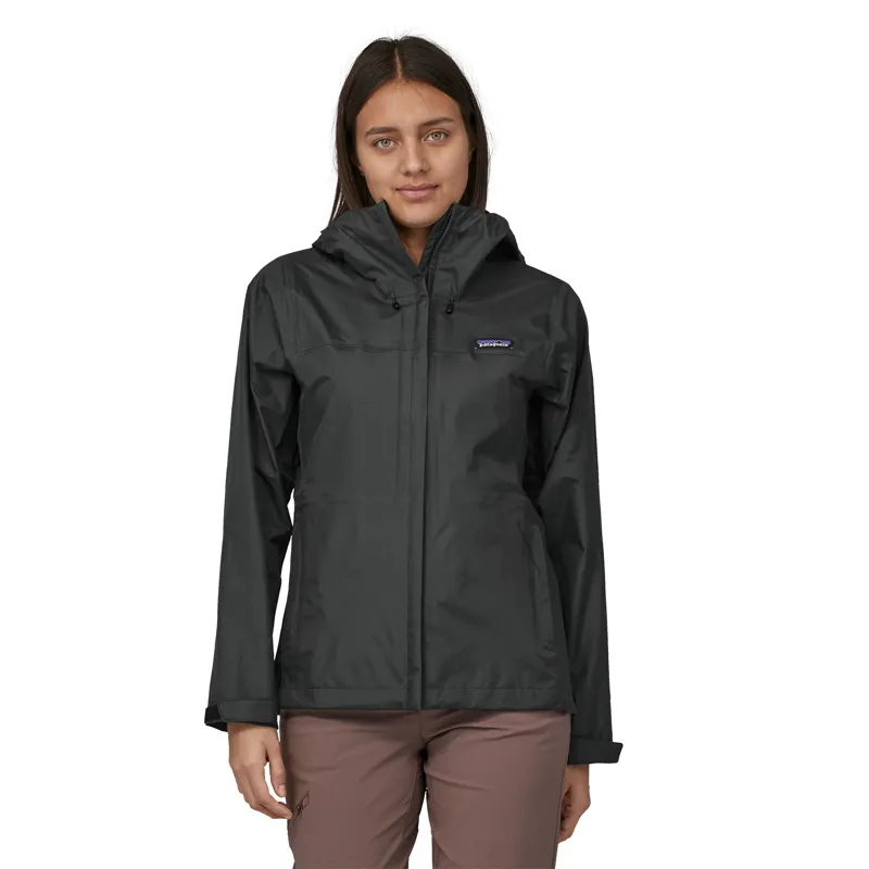 Patagonia Womens Torrentshell 3L Rain Jacket - Black-1