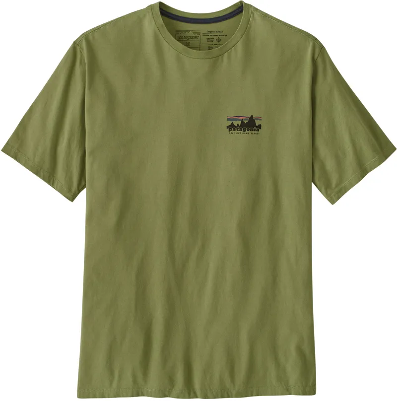Patagonia Mens '73 Skyline Organic T-Shirt - Buckhorn Green