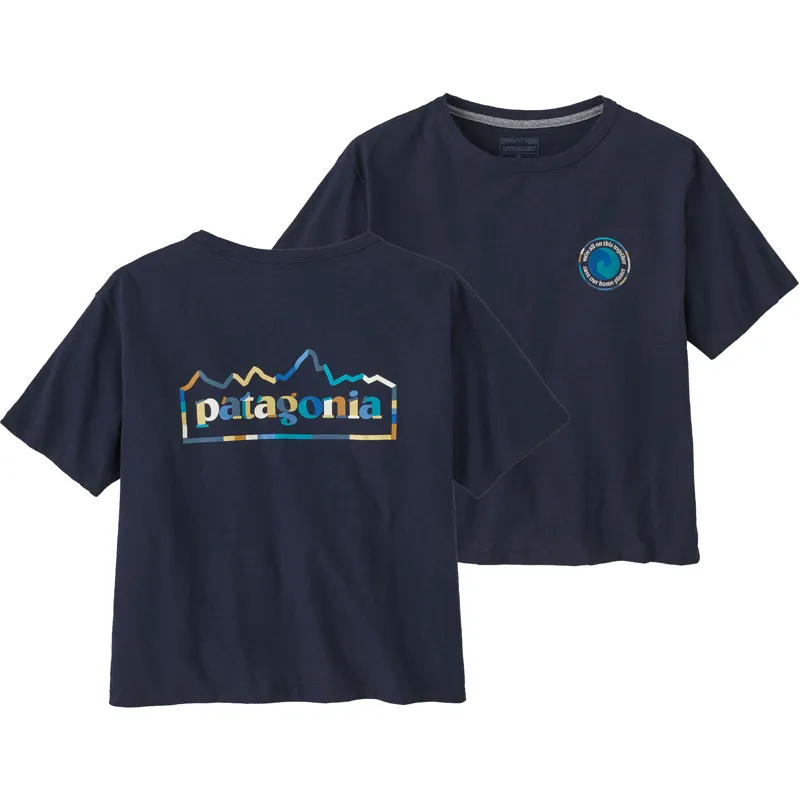 Patagonia Womens Unity Fitz Easy Cut Responsibili-Tee - New Navy