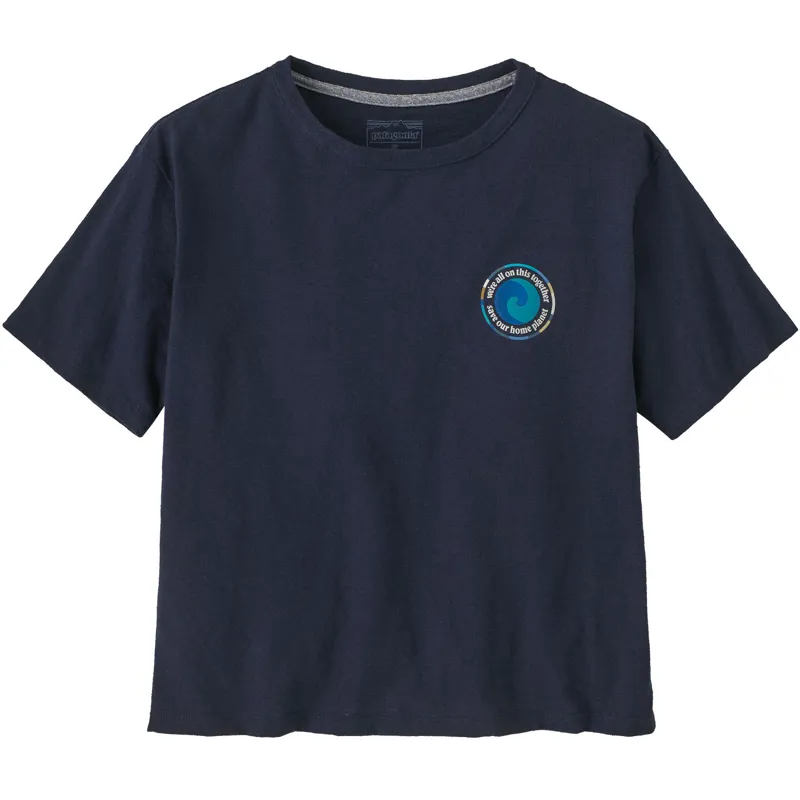 Patagonia Womens Unity Fitz Easy Cut Responsibili-Tee - New Navy-1
