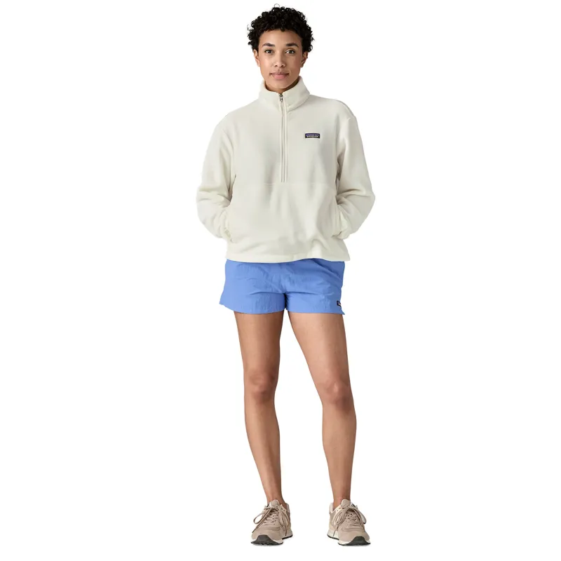 Patagonia Womens Micro D 1/2 Zip Fleece Pullover - Birch White-3