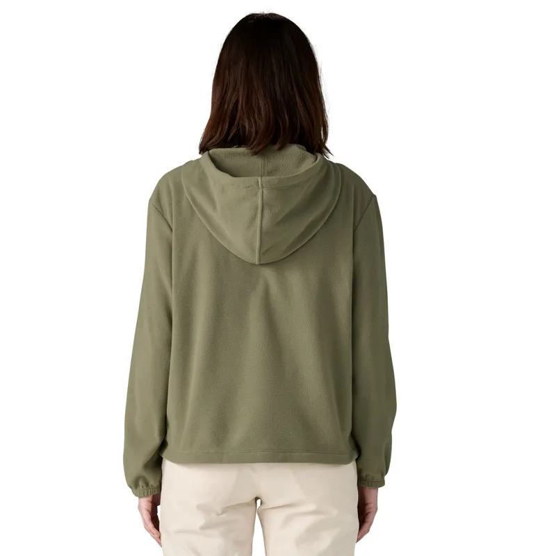 Patagonia Womens Micro D Fleece Hoody - River Rock Green-2