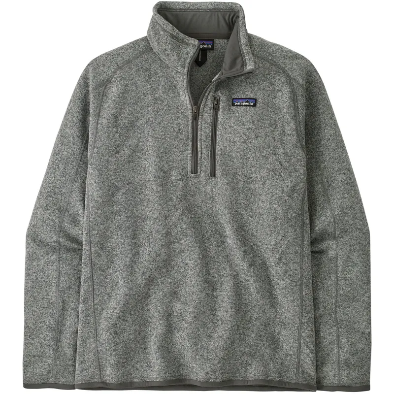 Patagonia Mens Better Sweater 1/4 Zip Fleece - Stonewash
