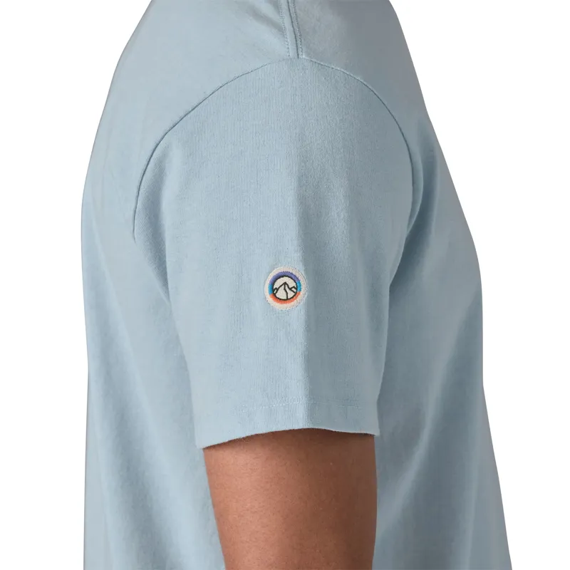 Patagonia Unisex Fitz Roy Icon Responsibili-Tee - Fleck Blue-3