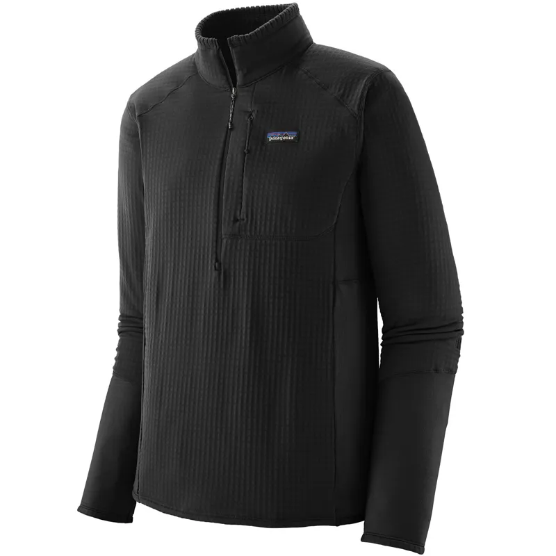 Patagonia Mens R1 Pullover - Black