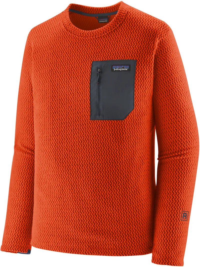 Patagonia Mens R1 Air Crew - Pollinator Orange