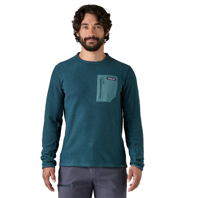 Patagonia Mens R1 Air Crew - Tidal Teal-1