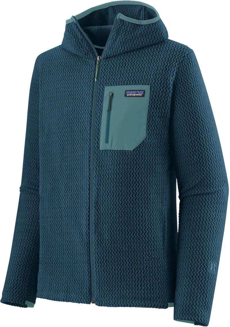 Patagonia Mens R1 Air Full-Zip Hoody - Tidal Teal