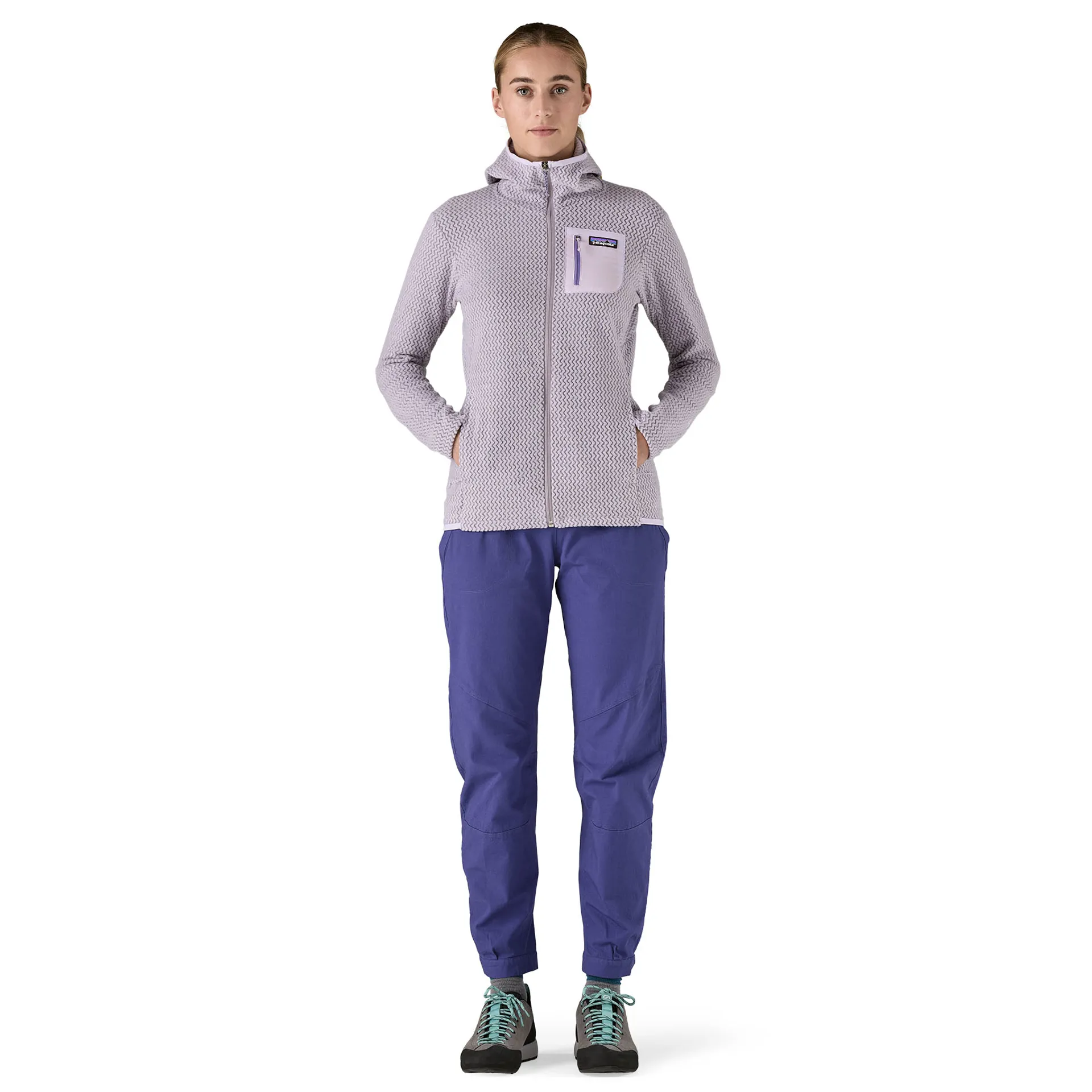 Patagonia Womens R1 Air Full-Zip Hoody - Foxglove Purple