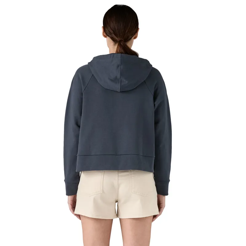 Patagonia Womens Regenerative Organic Certified Cotton Essential Hoody - Smolder Blue-2