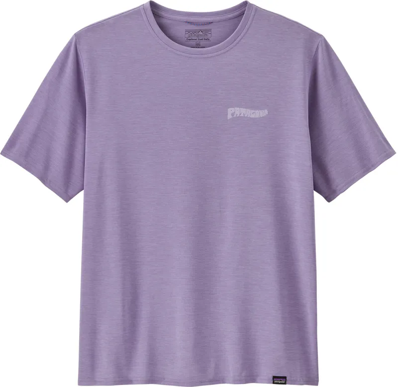 Patagonia Mens Cap Cool Daily Graphic Shirt - Waters - Forgotten Island-Concrete Purple X-Dye-1