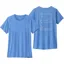 Patagonia Womens Cap Cool Daily Graphic Shirt - Waters - Swelldrifter-Abundant Blue X-Dye