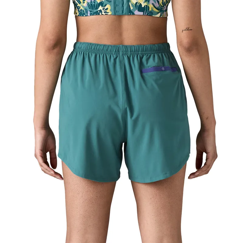 Patagonia Womens Trailfarer Shorts 4 1/2in - Wetland Blue-2