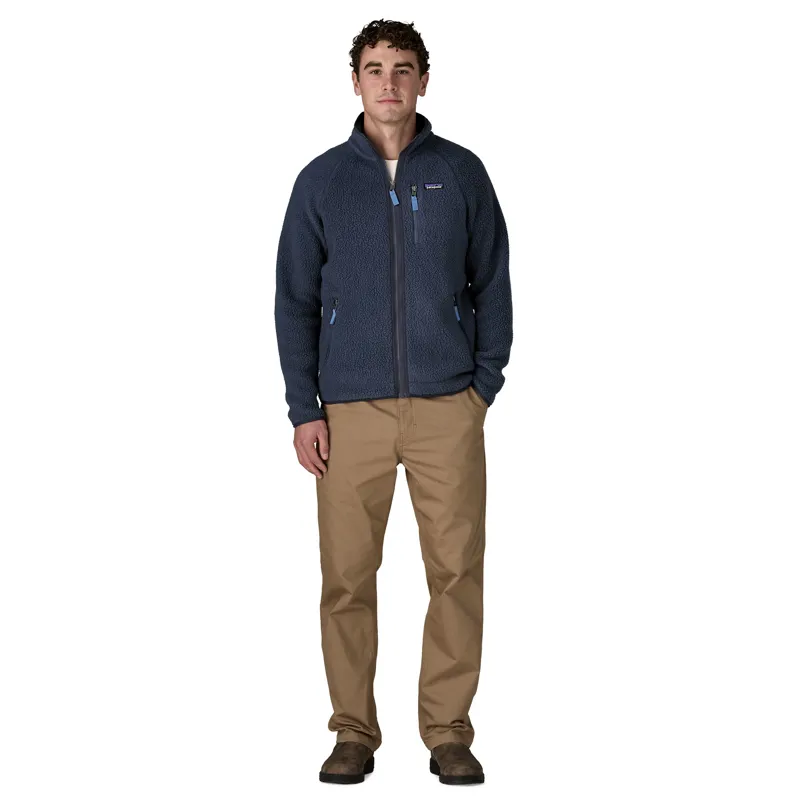Patagonia Mens Retro Pile Jacket - New Navy-Sunken Blue-4