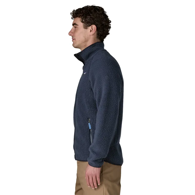 Patagonia Mens Retro Pile Jacket - New Navy-Sunken Blue-2