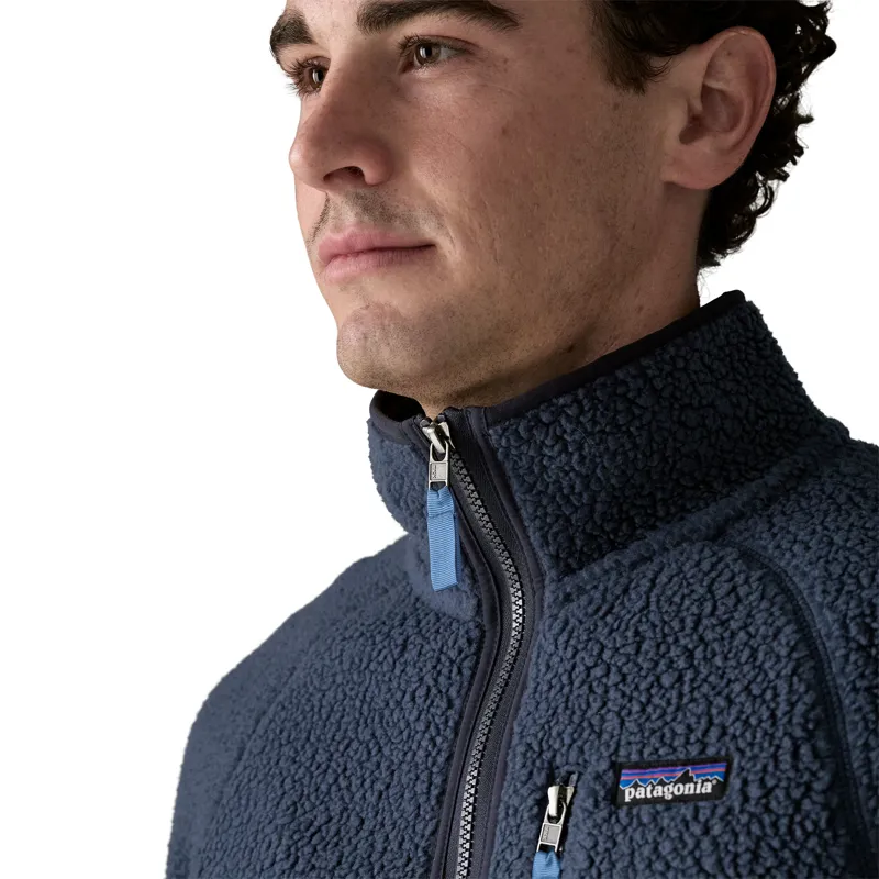 Patagonia Mens Retro Pile Jacket - New Navy-Sunken Blue-5