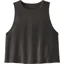 Patagonia Womens Cap Cool Trail Cropped Tank - Ink Black
