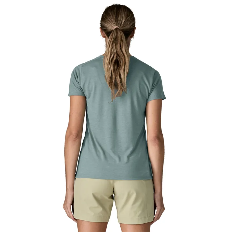 Patagonia Womens Cap Cool Trail Shirt - Blue Sage-2