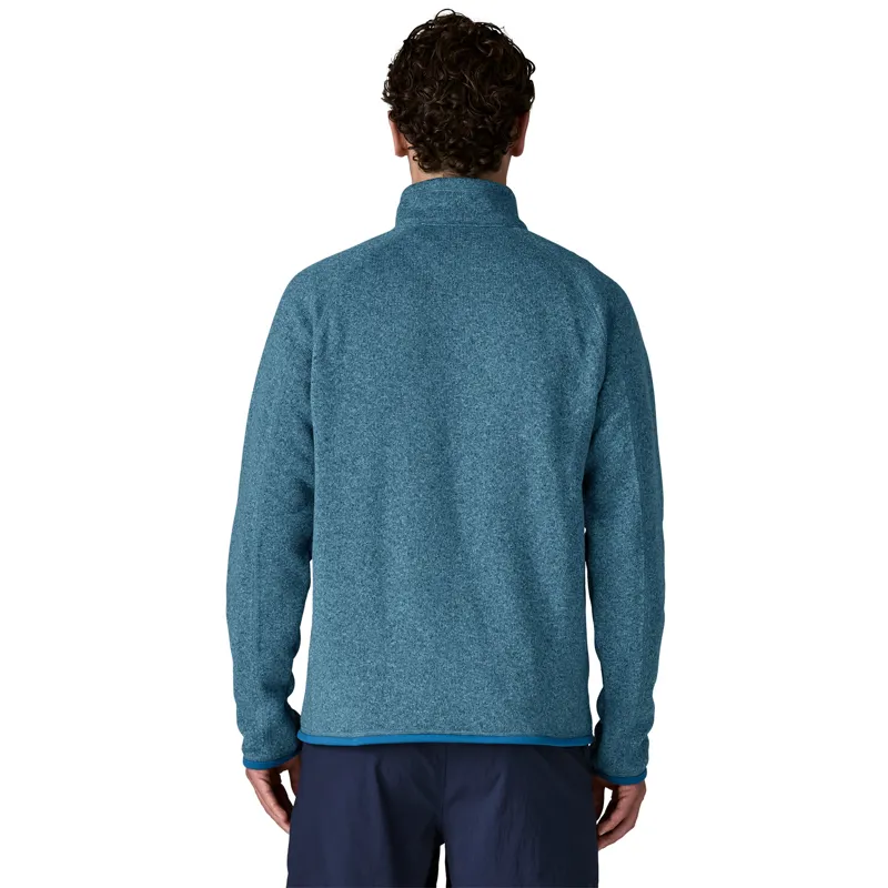 Patagonia Mens Better Sweater 1/4 Zip Fleece - Aquatic Blue-2