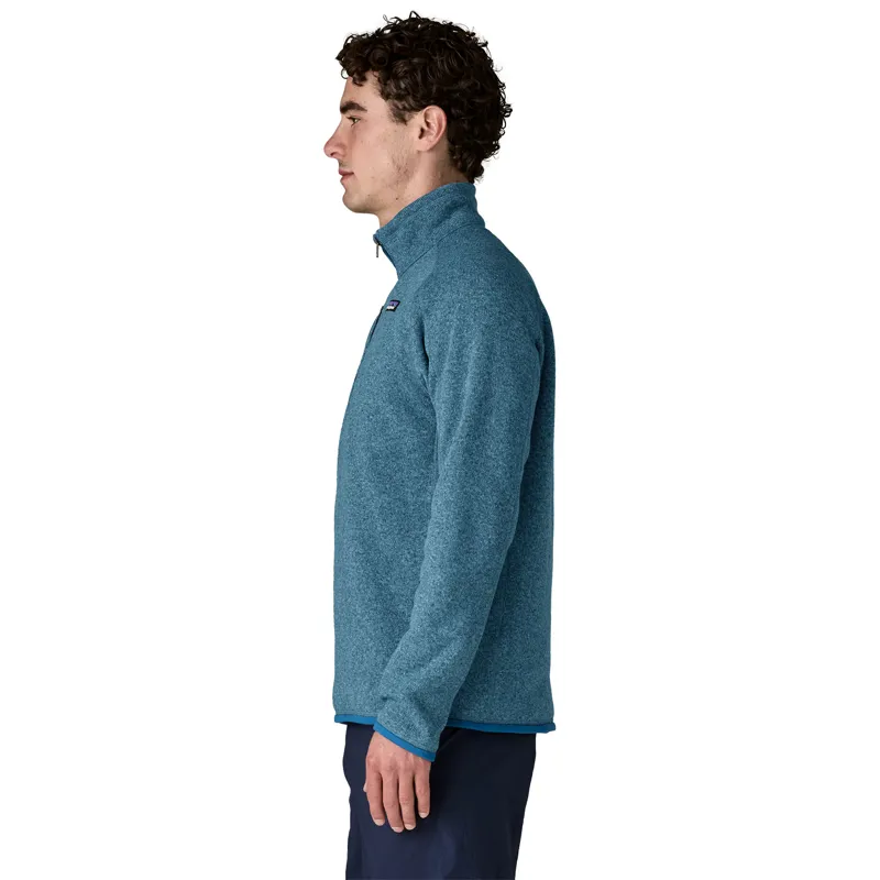 Patagonia Mens Better Sweater 1/4 Zip Fleece - Aquatic Blue-4