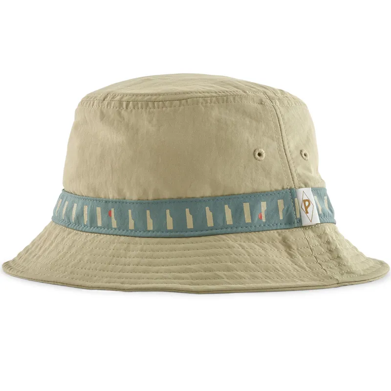Patagonia Wavefarer Bucket Hat - Water People Waveside-Weathered Stone