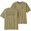 Patagonia Mens Short Sleeved P-6 Logo Responsibili-Tee - Outline-Gumtree Green