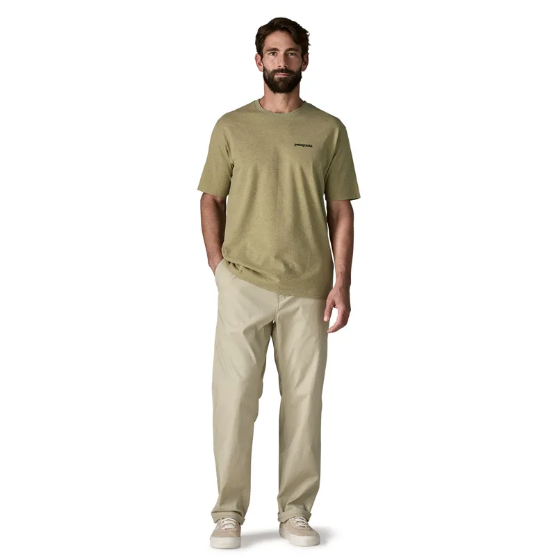 Patagonia Mens Short Sleeved P-6 Logo Responsibili-Tee - Outline-Gumtree Green-6