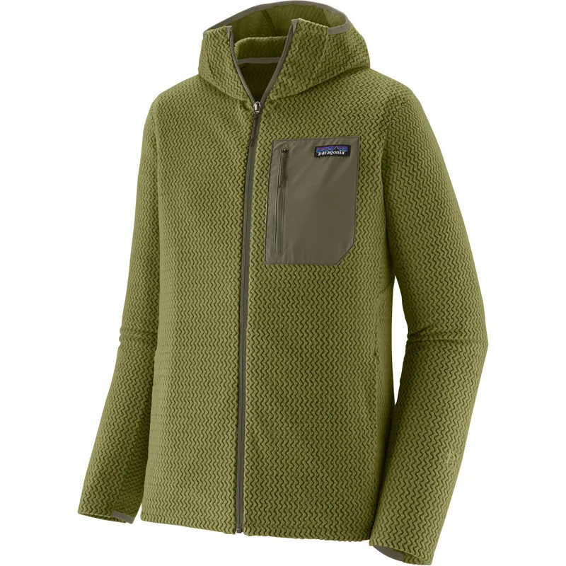 Patagonia Mens R1 Air Full Zip Hoody - Caper Green