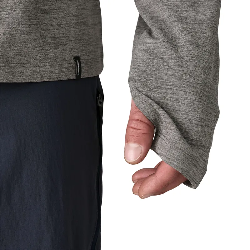 Patagonia Mens Cap Cool Sun Hoody - Forge Grey-Noble Grey X Dye-9