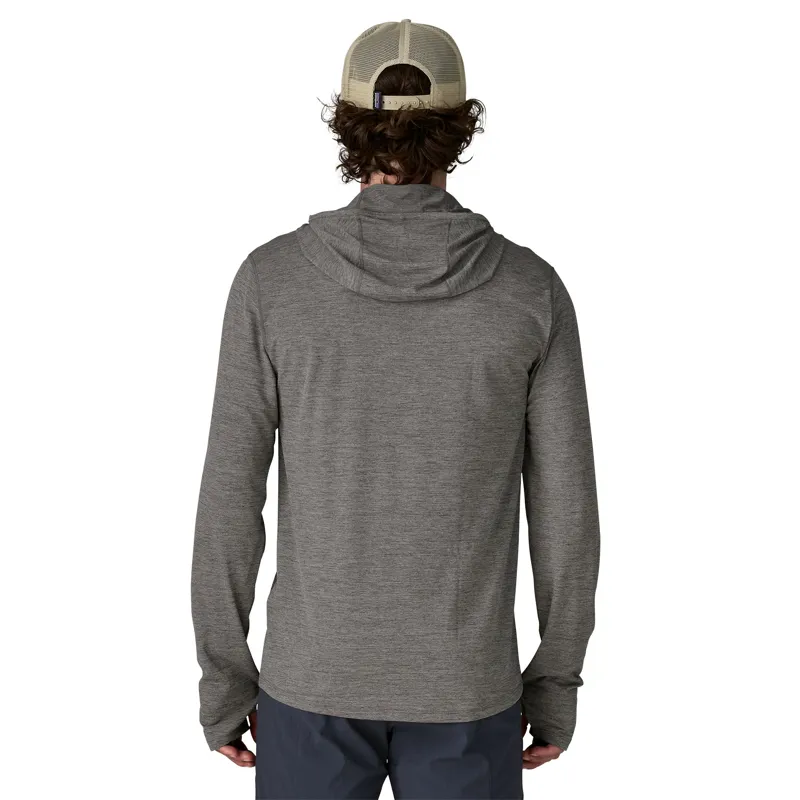 Patagonia Mens Cap Cool Sun Hoody - Forge Grey-Noble Grey X Dye-4
