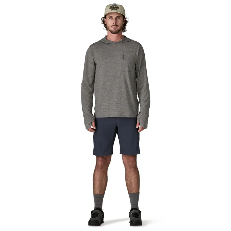 Patagonia Mens Cap Cool Sun Hoody - Forge Grey-Noble Grey X Dye-5